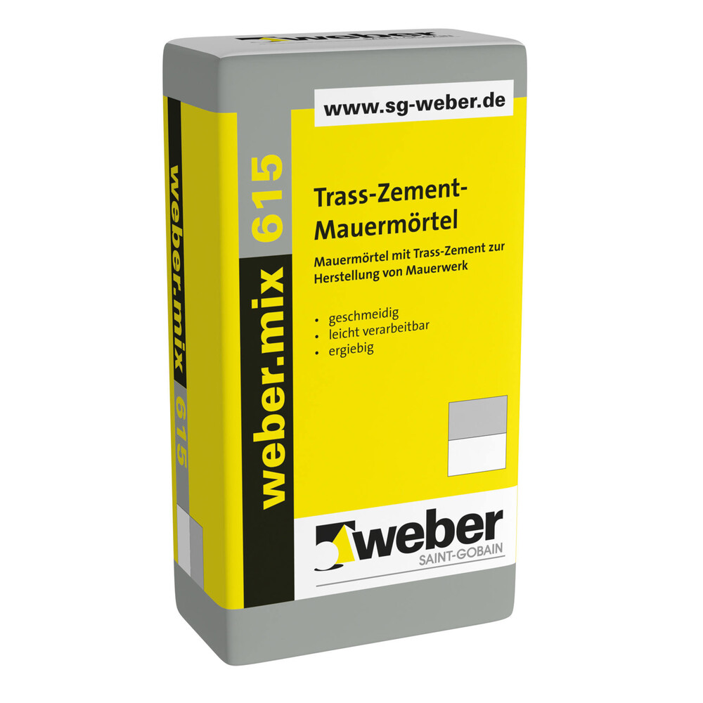 weber.mix 615 Verpackung weber.mix 615